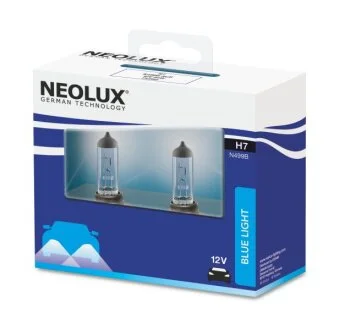 Лампочка Blue Light галоген H7 (10 шт, 12 В, 55 Вт, тип гнізда: PX26D) для NEOLUX NLX499BSCB фото товару