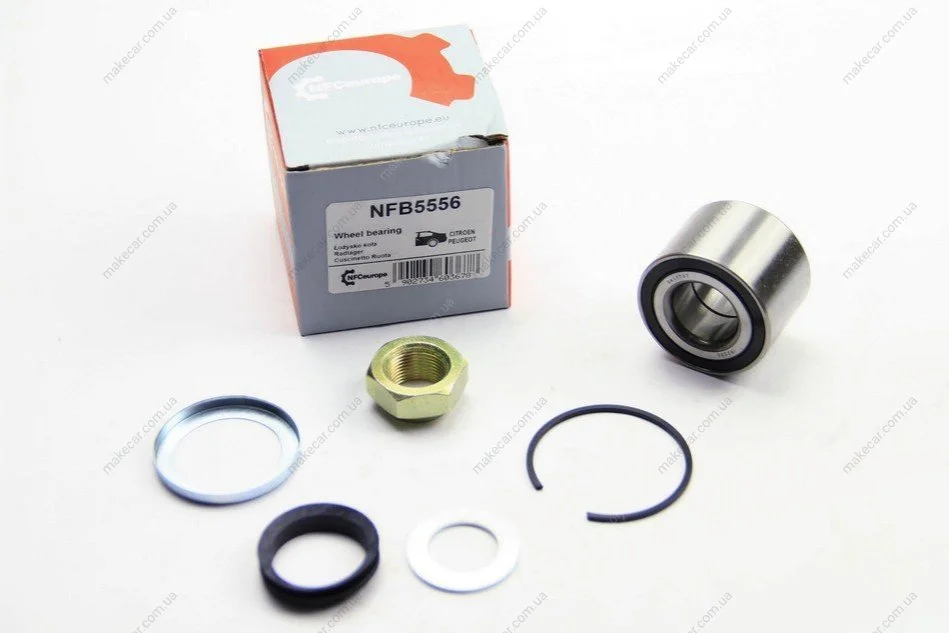 <strong>Підшипник маточини зад. Peugeot 206/306 98-/Citroen C2/C3 02- NFC Europe NFB5556 (фото 1)</strong>
