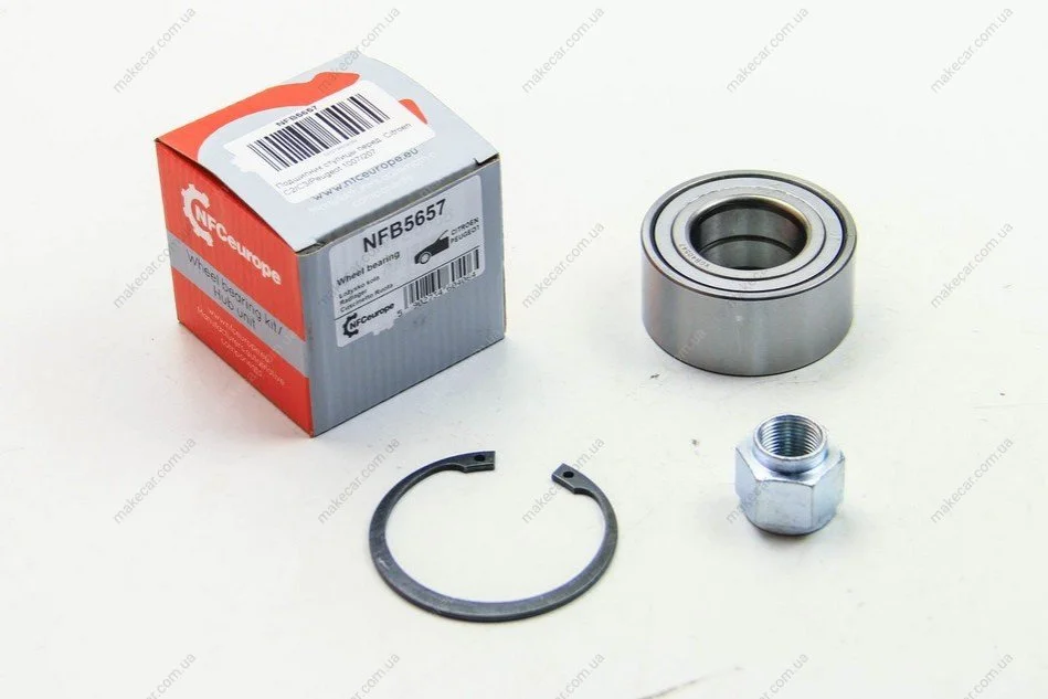 <strong>Підшипник маточини перед. Citroen C2/C3/Peugeot 1007/207 NFC Europe NFB5657 (фото 1)</strong>