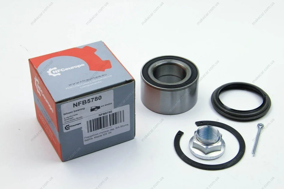 <strong>Підшипник маточини зад. Mazda 323/MX-3/MX-5/Premacy 89-04 (d-40mm) NFC Europe NFB5780 (фото 1)</strong>