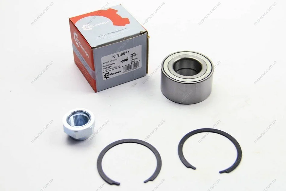 <strong>Підшипник маточини перед. Doblo 01>/Fiat/Alfa Romeo (+ABS/компл.) NFC Europe NFB8551 (фото 1)</strong>