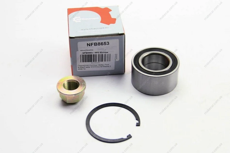 <strong>Підшипник маточини перед. Ford B-Max/Fiesta VI/VII/Courier/Mazda 2 2008.10- NFC Europe NFB8653 (фото 1)</strong>