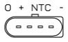 Датчик масової витрати повітря EPBMPT4-V004Z NGK 92899 (фото 2)