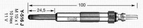 Свічка розжарювання D-Power12 (вир-во) NGK Y-516J