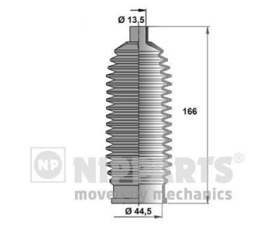 Пильовик рульового механізму NIPPARTS J2841014 фото товара