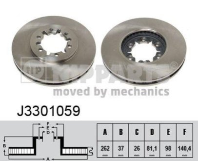 Масляний фільтр NIPPARTS J3301059 фото товару