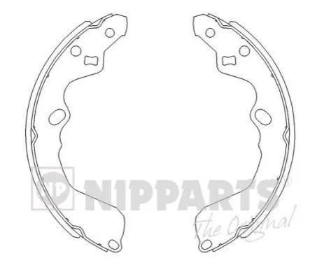 <strong>Гальмівні колодки NIPPARTS J3500319 (фото 1)</strong>