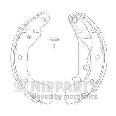 <strong>Гальмівні колодки NIPPARTS J3500907 (фото 1)</strong>