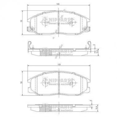<strong>Гальмівні колодки NIPPARTS J3600526 (фото 1)</strong>