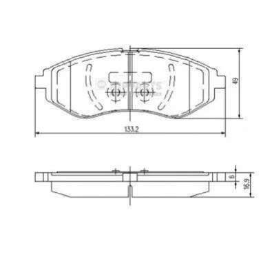 <strong>Гальмівні колодки NIPPARTS J3600911 (фото 1)</strong>