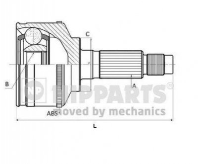 ШРУС NIPPARTS N2821050 фото товару