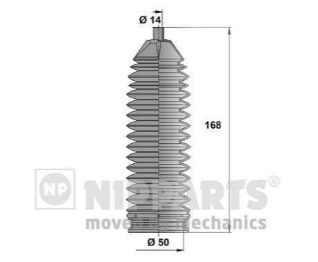 <strong>Пильовик рульового механізма NIPPARTS N2841026 (фото 1)</strong>