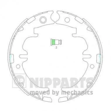 <strong>Гальмівні колодки NIPPARTS N3502083 (фото 1)</strong>