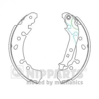 <strong>Гальмівні колодки NIPPARTS N3502091 (фото 1)</strong>