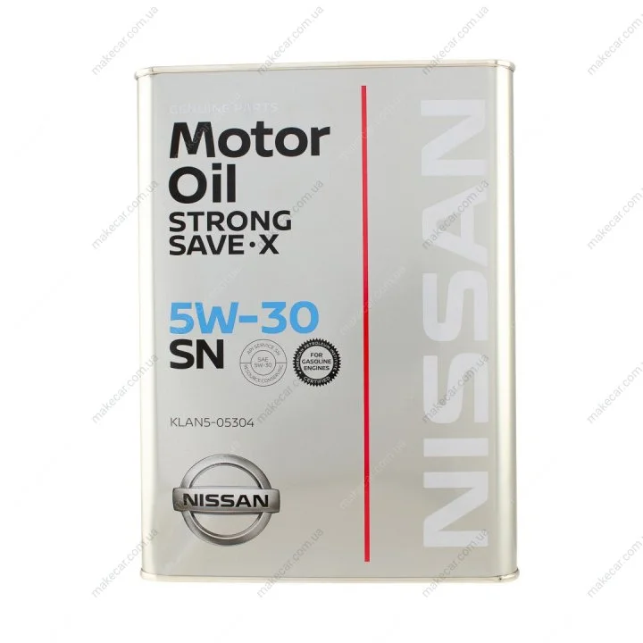 <strong>Моторна олива Nissan / Infiniti Strong Save X 5W-30 синтетична 4 л NISSAN Klan505304 (фото 1)</strong>