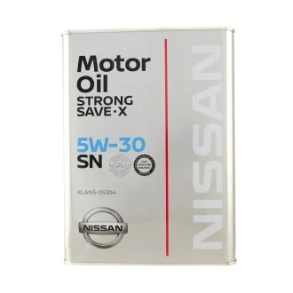 Моторна олива Nissan / Infiniti Strong Save X 5W-30 синтетична 4 л для NISSAN Klan505304 фото товару