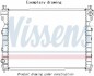 Купити Радіатор охолоджування NISSENS 606653 за низькою ціною в Україні (фото 1)