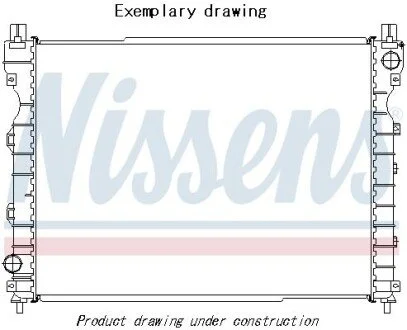 Радіатор для NISSENS 606837 фото товара
