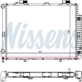 Радиатор для Mercedes NISSENS 62666A фото товара