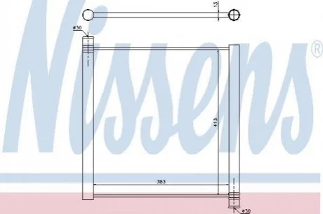 Радиатор для NISSENS 68451 фото товара