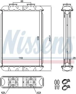 Пічка ALFA ROMEO SPIDER (939) (06-) 2.2 JTS для NISSENS 70019 фото товару
