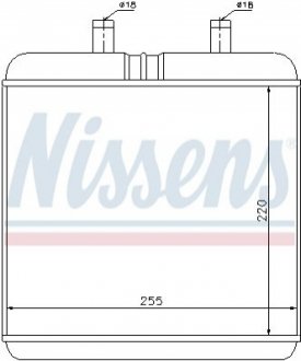 Радиатор отопителя NISSENS 71810 (фото 1)