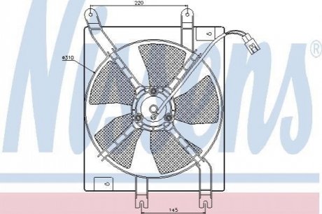 Вентилятор радиатора NISSENS 85356 (фото 1)