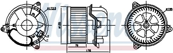 <strong>Вентилятор салону NISSENS 87784 (фото 1)</strong>