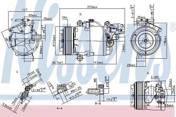 <strong>Компресор кондиціонера NISSENS 890071 (фото 1)</strong>