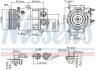 Купити Компресор кондиціонера First Fit NISSENS 890179 за низькою ціною в Україні (фото 1)