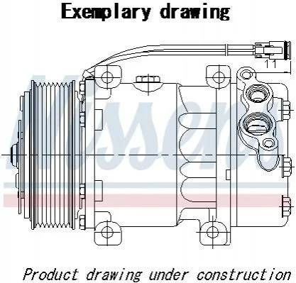 <strong>Компресор кондиціонера First Fit NISSENS 890250 (фото 1)</strong>