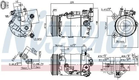 Компресор кондиціонера First Fit для BMW, Mini NISSENS 890600 фото товара