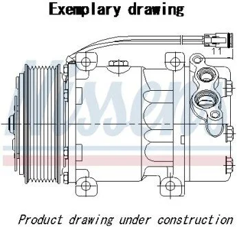 Компресор кондиціонера для Ford NISSENS 890698 фото товару