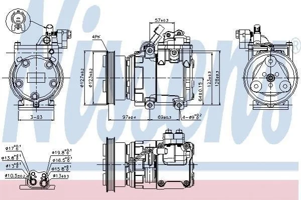 <strong>Компрессор кондиционера First Fit NISSENS 89277 (фото 1)</strong>