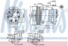 <strong>Компрессор кондиционера NISSENS 89353 (фото 1)</strong>