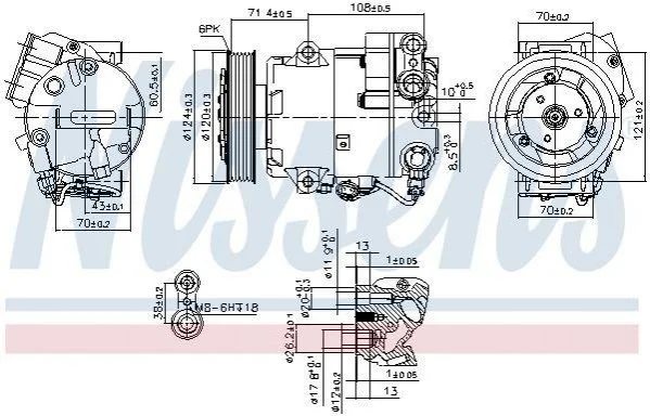 <strong>Компресор кондиціонера First Fit NISSENS 89425 (фото 1)</strong>