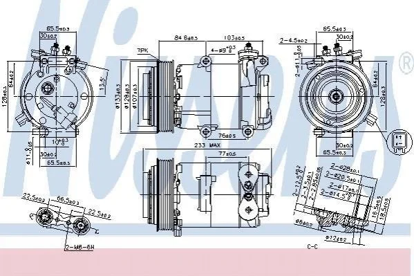 <strong>Компресор кондиціонера First Fit NISSENS 89569 (фото 1)</strong>