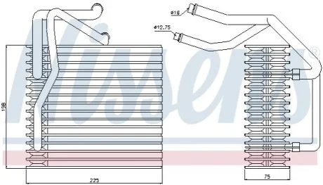 Випарник PT PARTNER(96-)1.1 i(+)[OE 6444.B9] для NISSENS 92205 фото товару