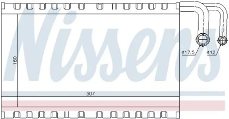 Випарник кондиціонера для NISSENS 92235 фото товару