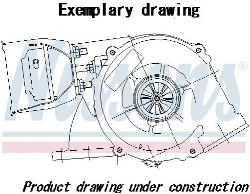 <strong>Турбіна MITSUBISHI 2.5 DID 4D56DOHC 8/2006 -> 12/2015 (вир-во Nissens) NISSENS 93113 (фото 1)</strong>