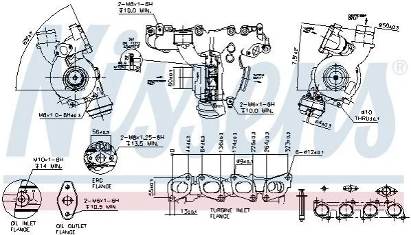 <strong>Компресор, наддув CADILLAC BLS (2006) 1.9 CDTI NISSENS 93131 (фото 1)</strong>