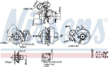 BMW Турбіна X5 (E53) 3.0 d 03- NISSENS 93144 фото товара