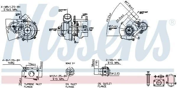 <strong>Турбіна FIAT DUCATO (250) (06-) 2.3 JTD (вир-во Nissens) NISSENS 93158 (фото 1)</strong>