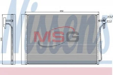 Радіатор кондиціонера для Land Rover NISSENS 940045 фото товару