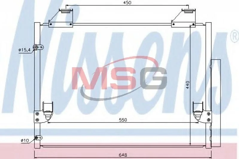 <strong>Радіатор кондиціонера First Fit NISSENS 940083 (фото 1)</strong>