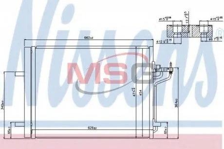 Радіатор кондиціонера First Fit для NISSENS 940183 фото товару