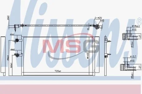 Радіатор кондиціонера First Fit для Volvo NISSENS 940743 фото товару