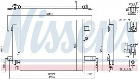 Радіатор кондиціонера First Fit для NISSENS 941044 фото товару