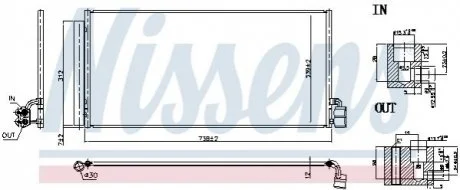 Радіатор кондиціонера First Fit для NISSENS 941068 фото товару