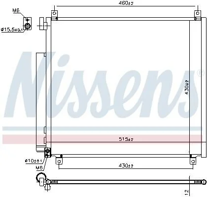<strong>Радіатор кондиціонера NISSENS 941170 (фото 1)</strong>